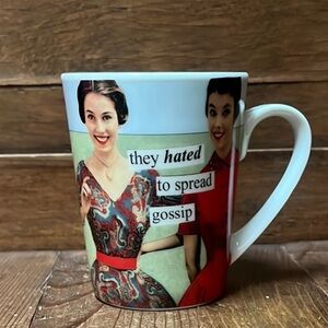 Anne Taintor Porcelain Mug with Retro Design